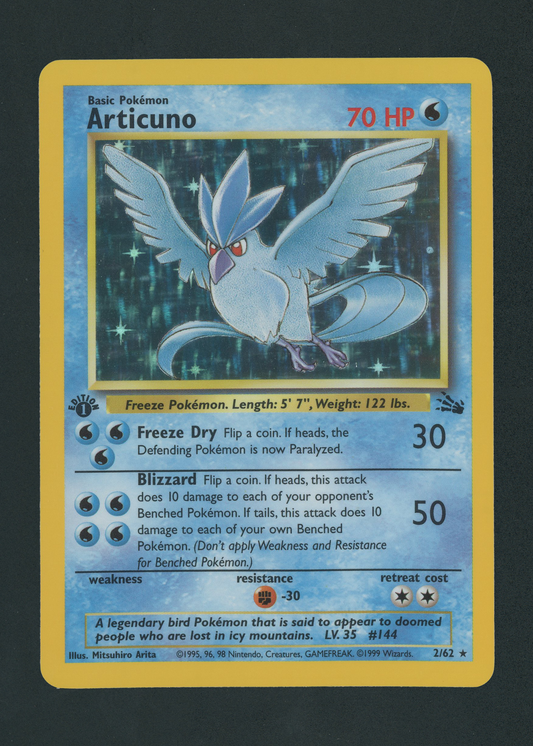 Articuno (2) 1st Edition - Fossil