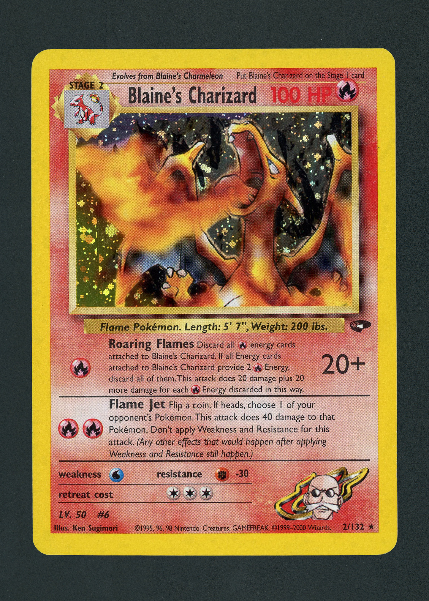 Blaine's Charizard (Corrected) - Gym Challenge