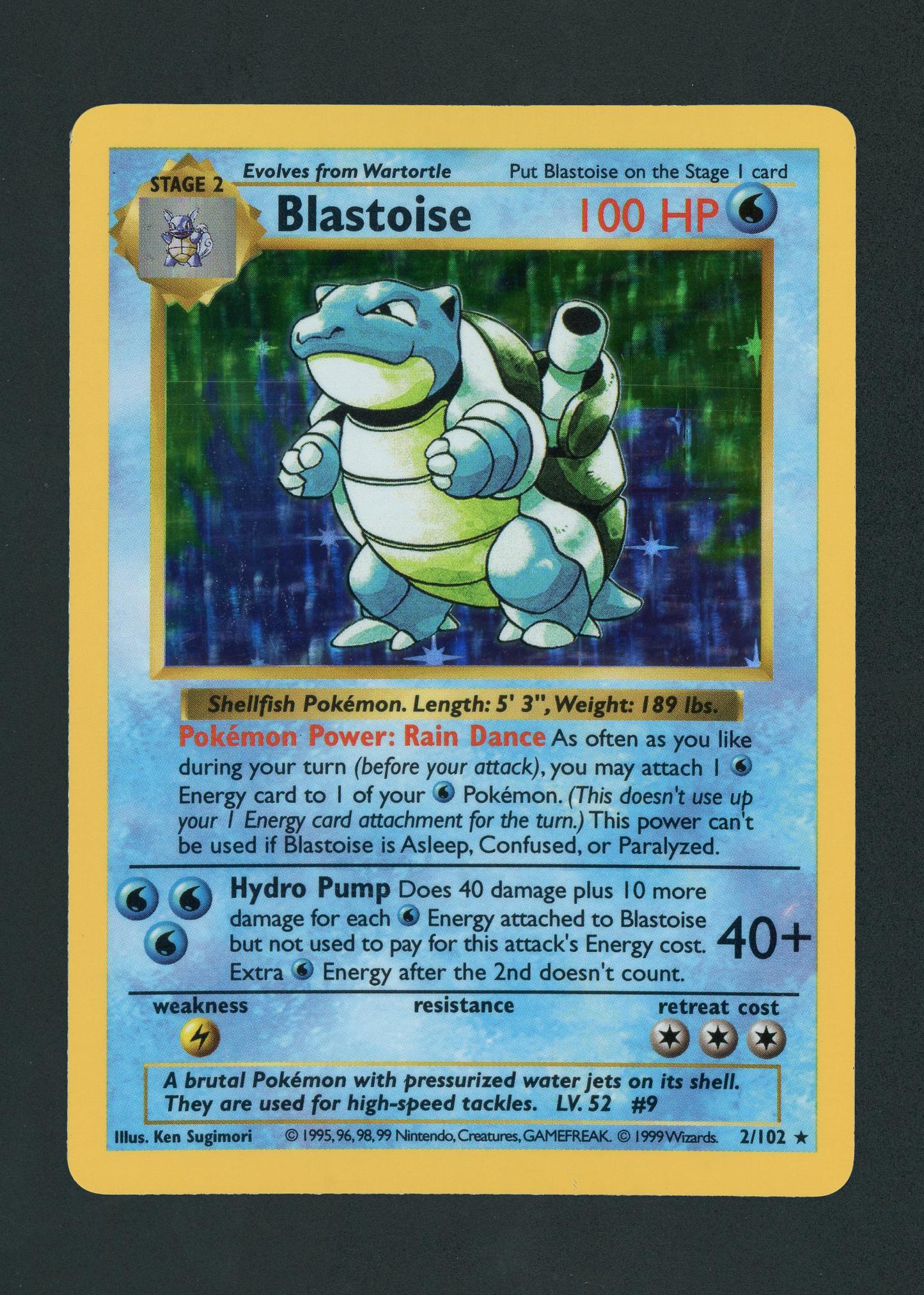 Blastoise - Base Set (Shadowless)