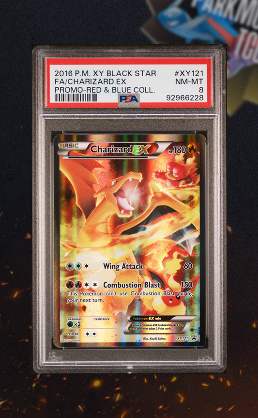 Charizard EX XY121 PSA 8