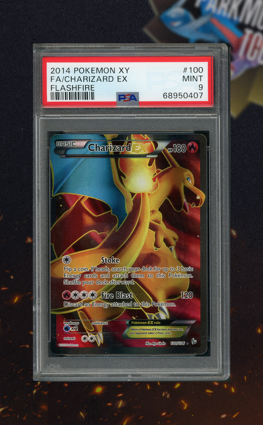 Charizard EX 100/106 PSA 9