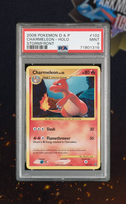 Charmeleon 102/100 PSA 9