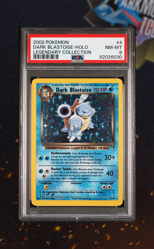 Dark Blastoise 4/110 PSA 8