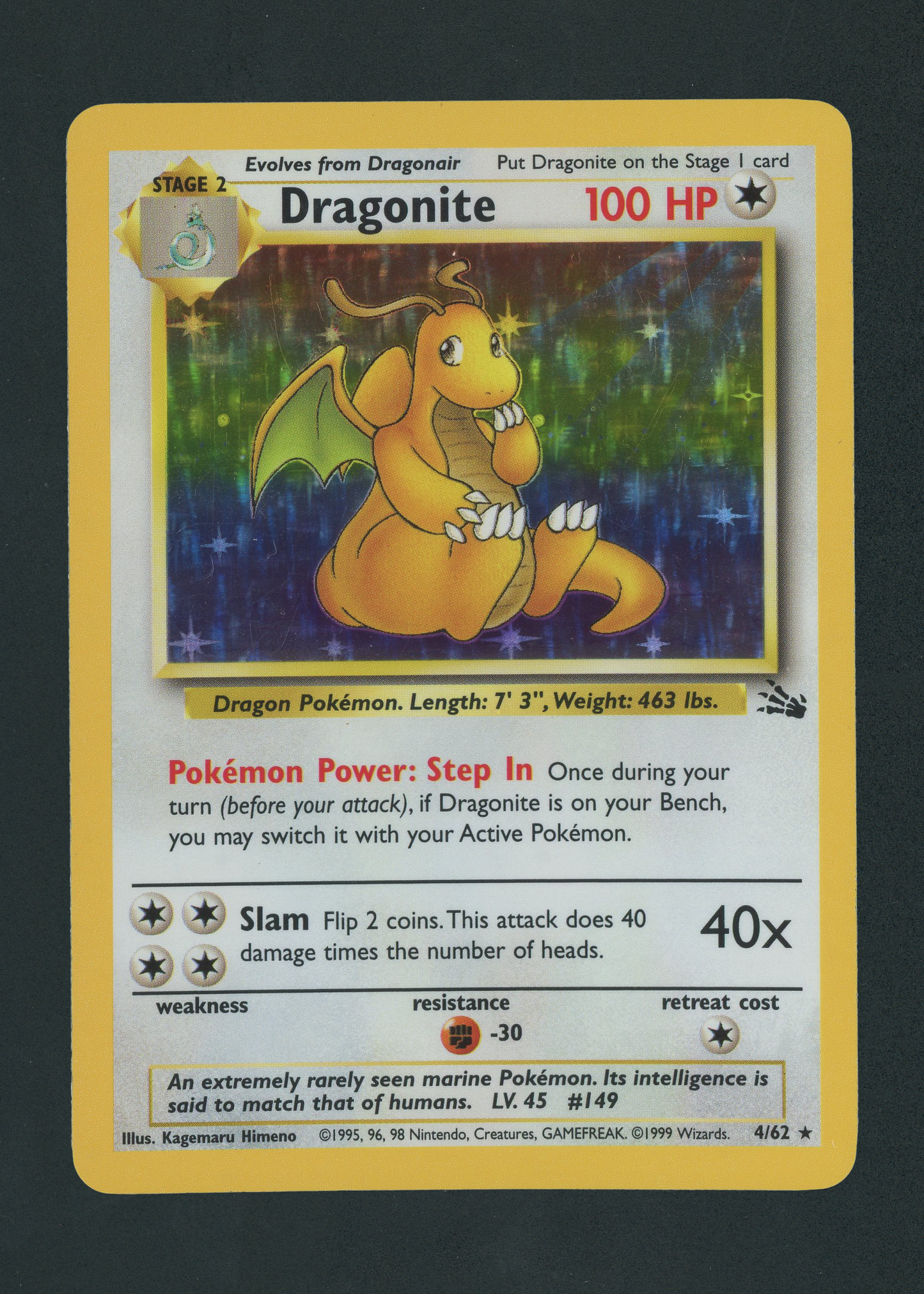 Dragonite (4) - Fossil