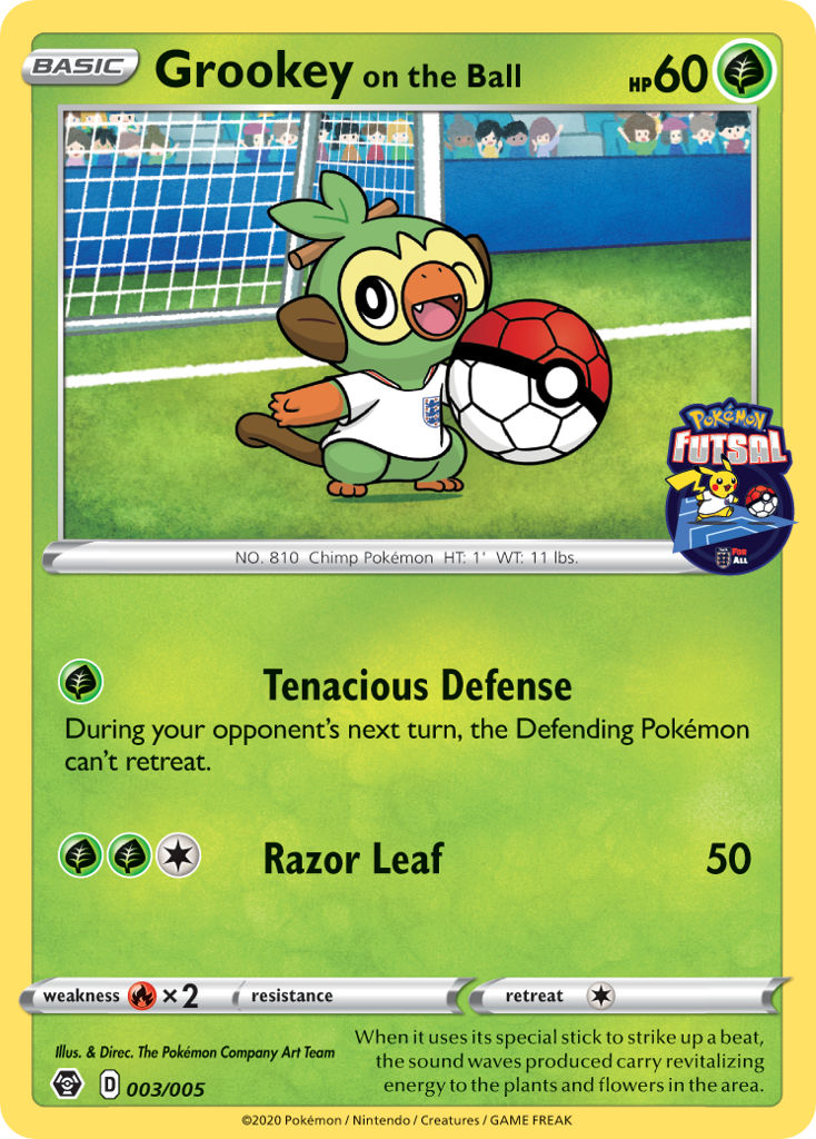 Grookey on the Ball - 003/005 Sealed