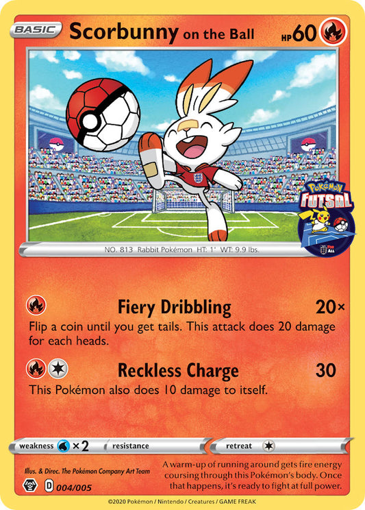 Scorbunny on the Ball - 004/005 Sealed