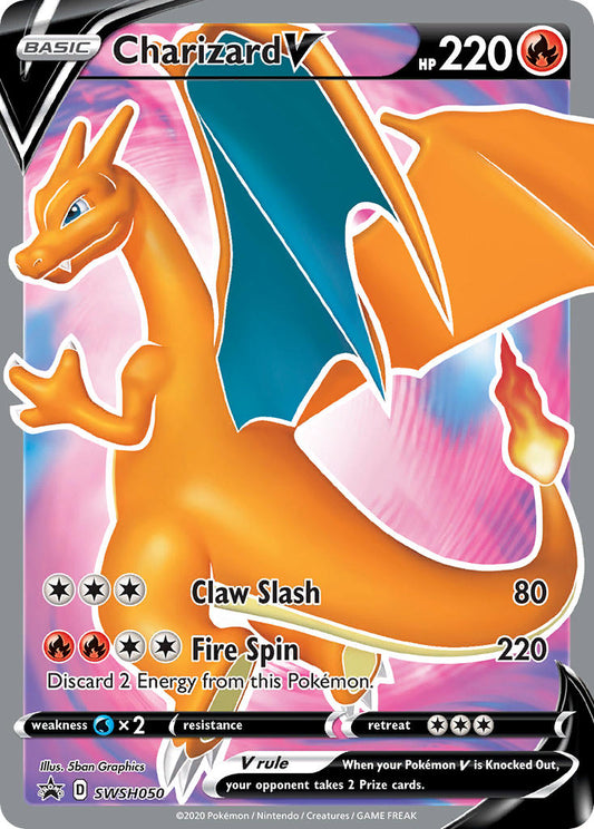 Charizard V - SWSH050 Promo  Sealed