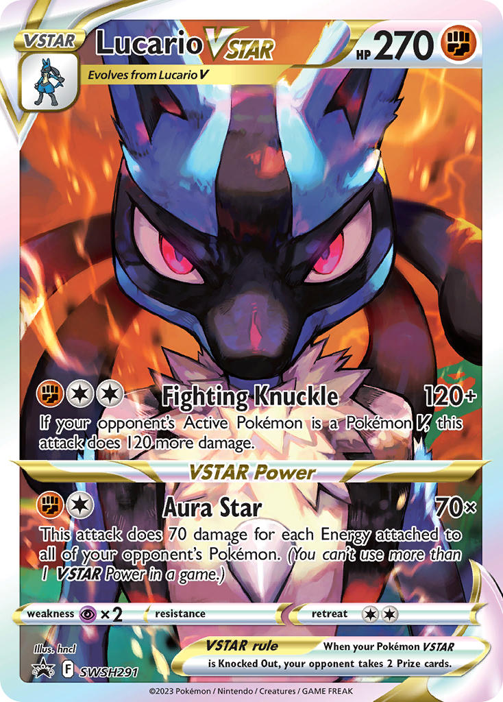 Lucario VSTAR - SWSH291 Promo Sealed