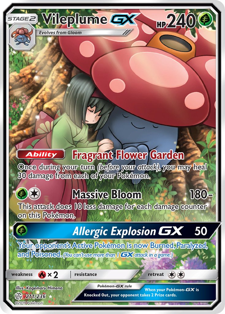 Vileplume GX (Full Art) [SM12]