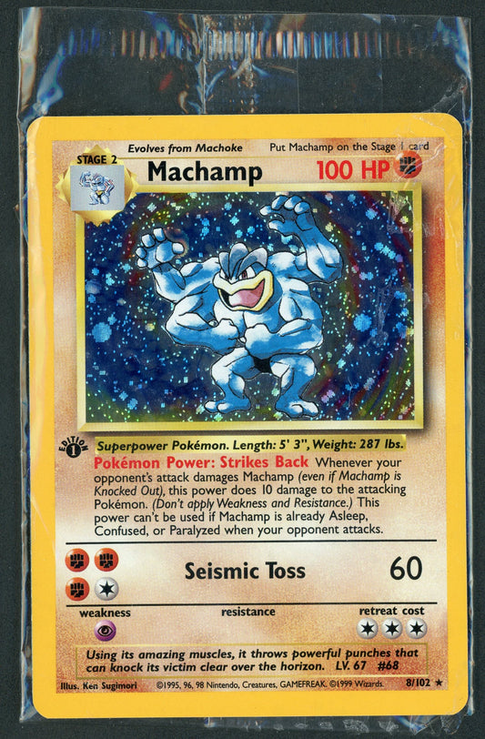 Machamp 1st Edition Holo Sealed