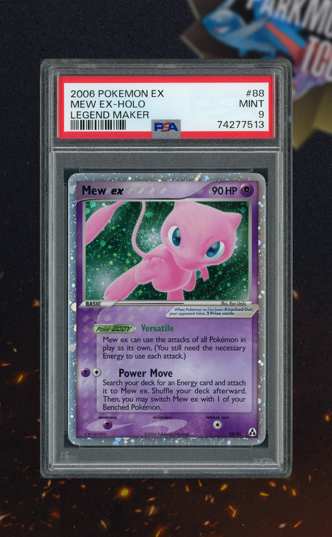 Mew ex 88/92 PSA 9