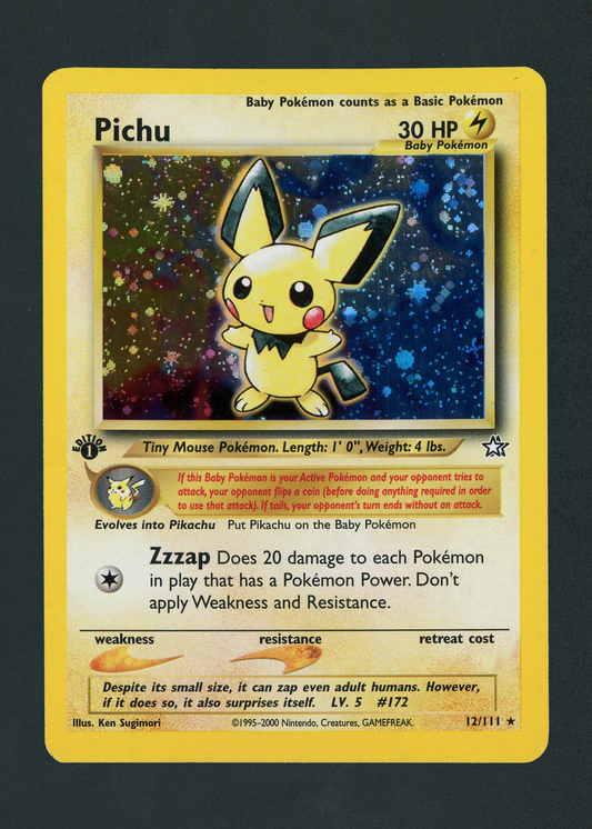 Pichu 1st Edition- Neo Genesis