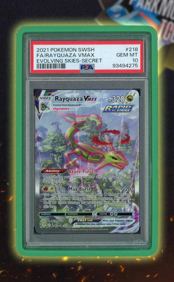 Rayquaza VMAX Alt Art 218/203 PSA 10