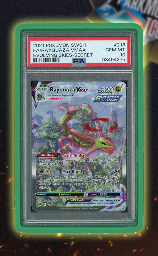 Rayquaza VMAX Alt Art 218/203 PSA 10