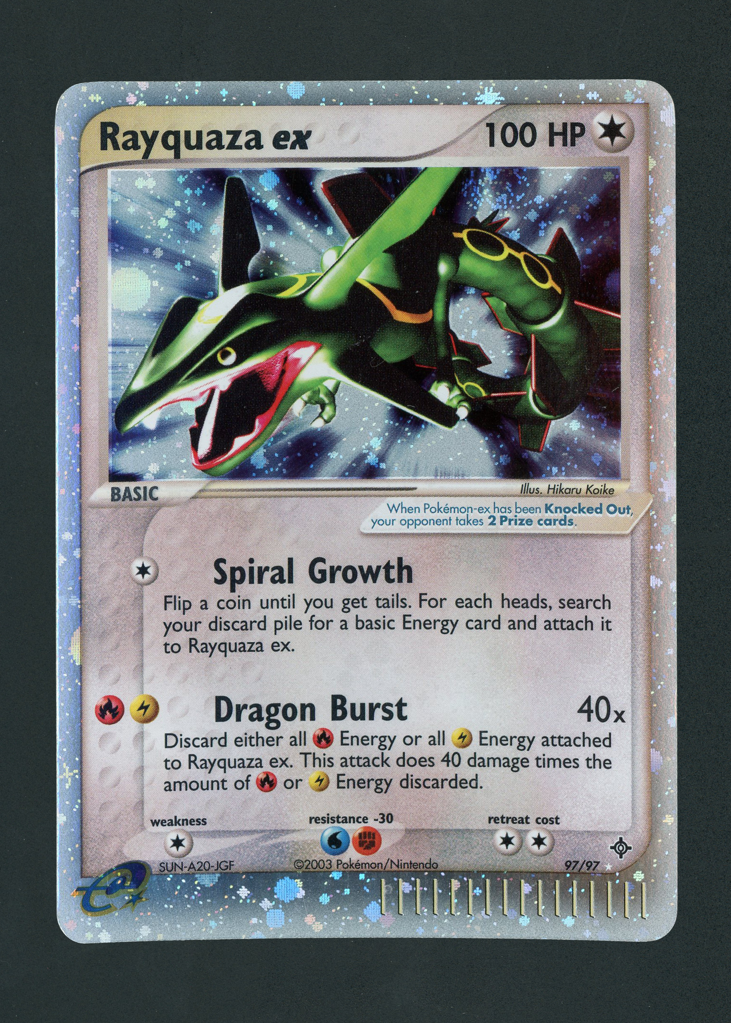 Rayquaza ex - Dragon