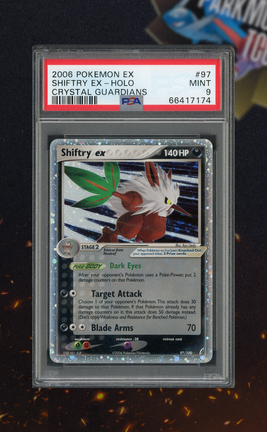 Shiftry ex 97/100 PSA 9