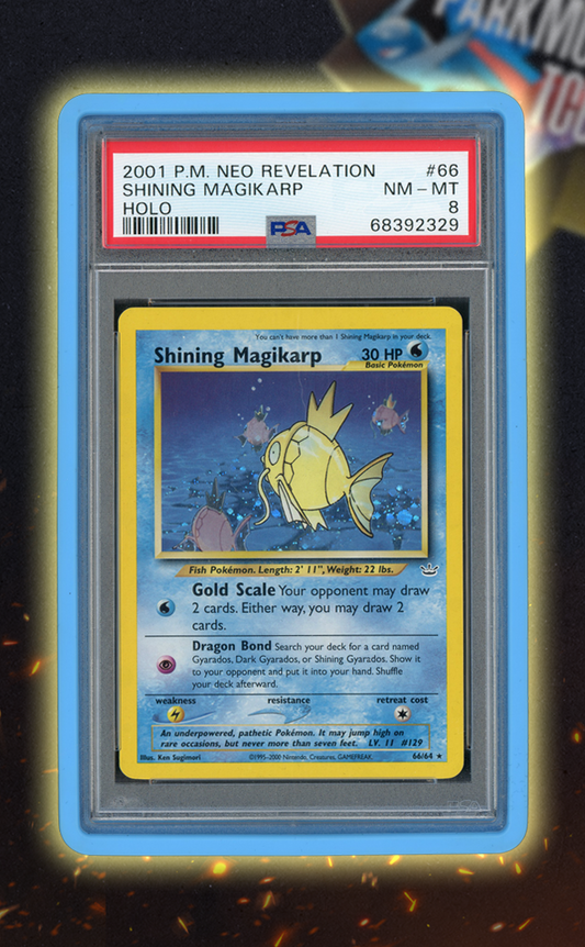 Shining Magikarp 66/64 PSA 8