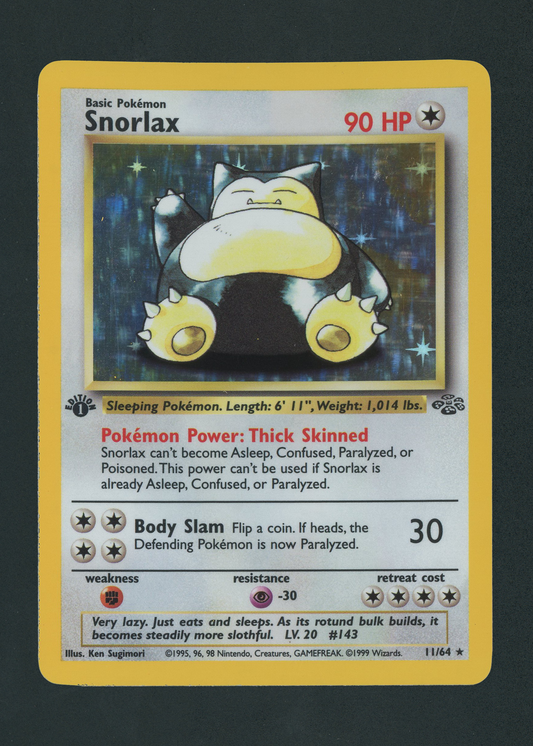 Snorlax (11) 1st Edition - Jungle