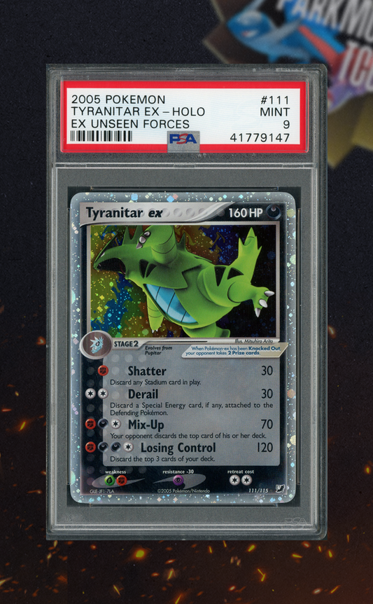 Tyranitar ex 111/115 PSA 9