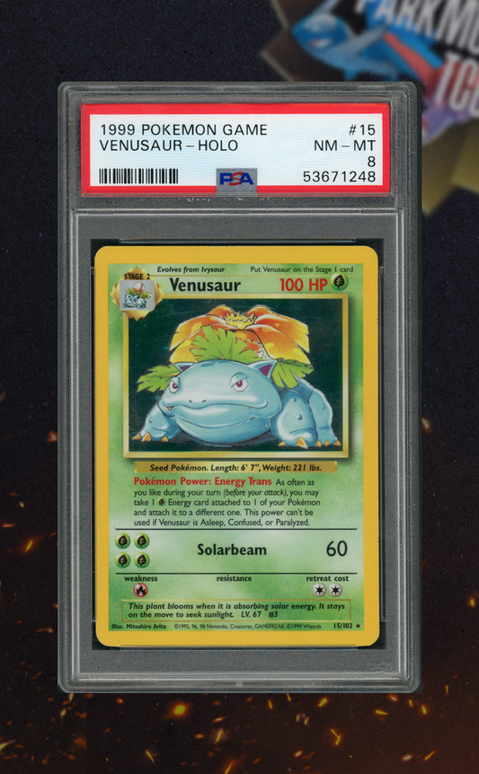 Venusaur 15/102 PSA 8